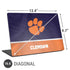 Clemson University Paw Logo Universal Laptop 16.6in (13.4 x 9.7in) Skin